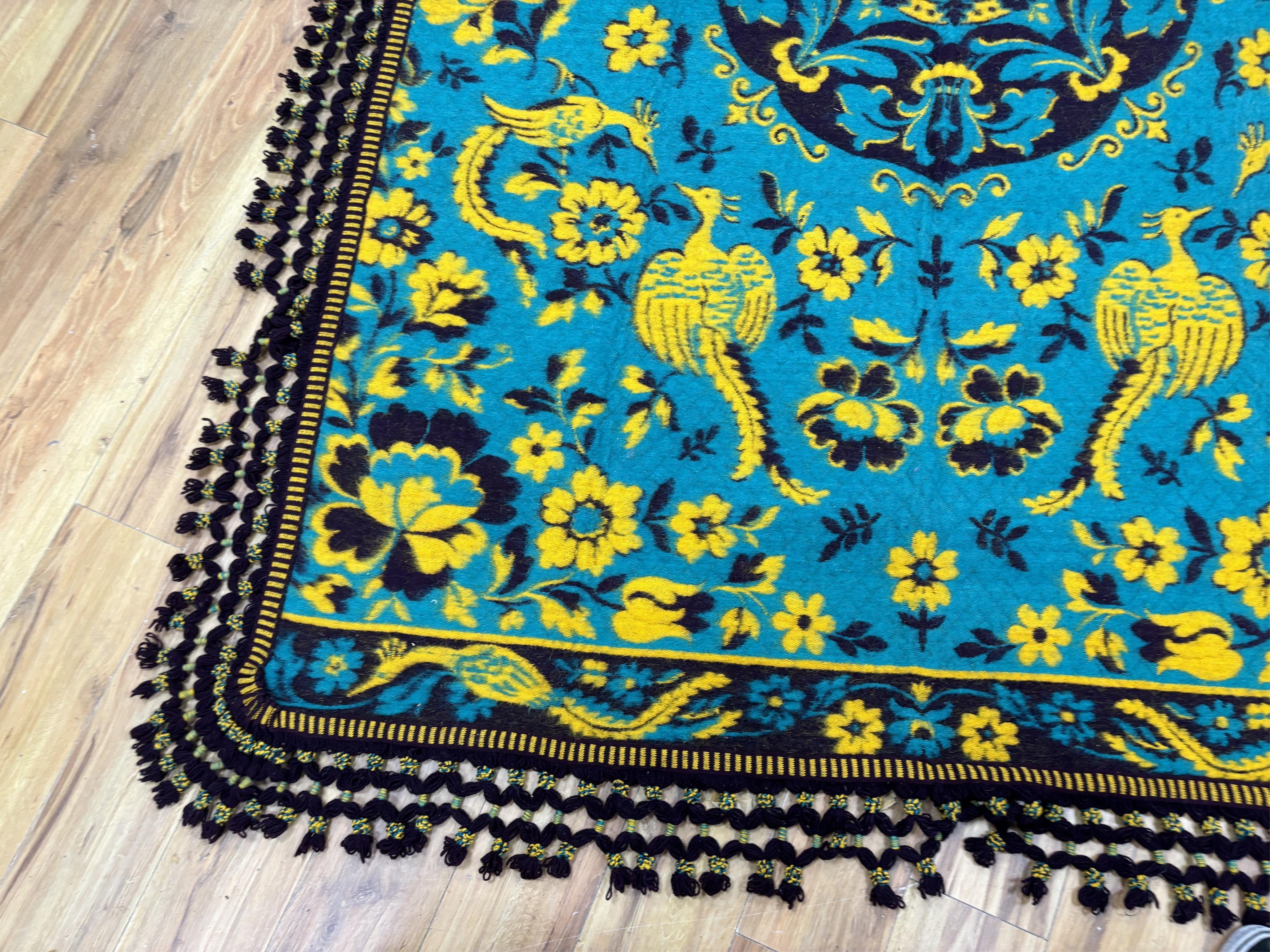 A large Zamorana pure wool blanket, 170 x 236cm